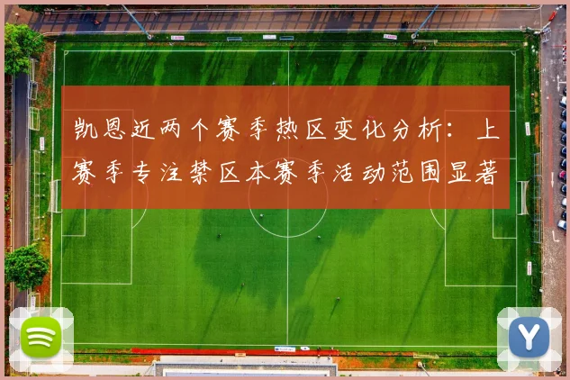 凯恩近两个赛季热区变化分析：上赛季专注禁区本赛季活动范围显著扩大