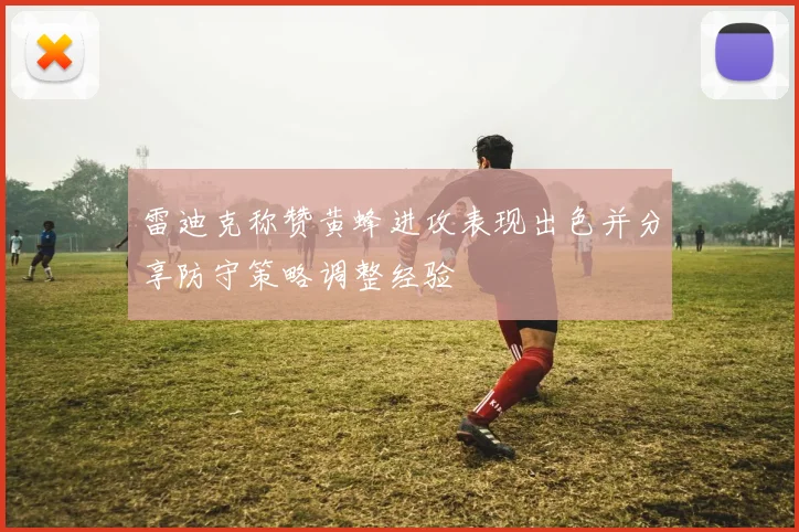 雷迪克称赞黄蜂进攻表现出色并分享防守策略调整经验