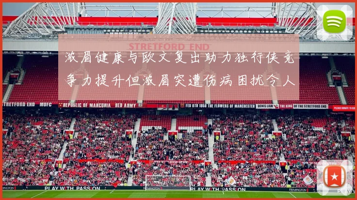 浓眉健康与欧文复出助力独行侠竞争力提升但浓眉突遭伤病困扰令人担忧